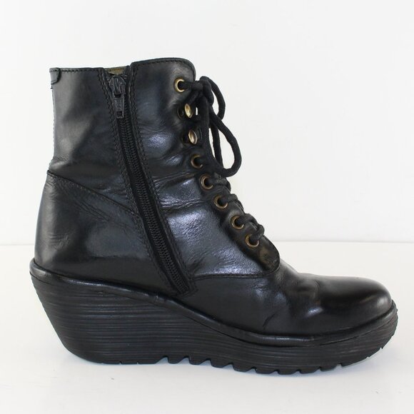 Fly London Wedge Ankle Booties (EU 38 / 7.5 US) - Picture 5 of 12